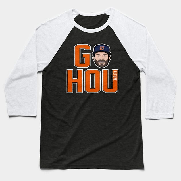 jose altuve go hou Baseball T-Shirt by mazihaya pix